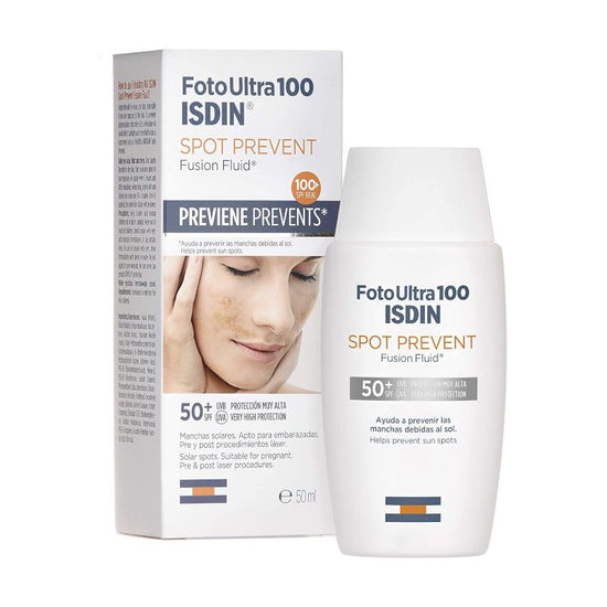 Buy Isdin Spot Prevent Foto ultra 100 Fusion Fluid SPF50+ Sunscreen Online South Africa Galleon Online Pharmacy Johannesburg